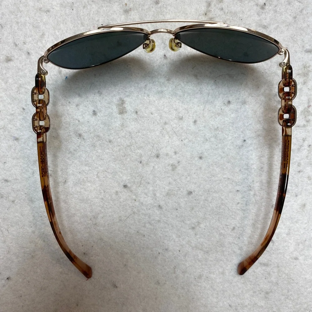 Michael Kors MK1015 Pandora Aviator Sunglasses Rose Gold Mirror Lens 1130R1 58mm - Picture 14 of 14